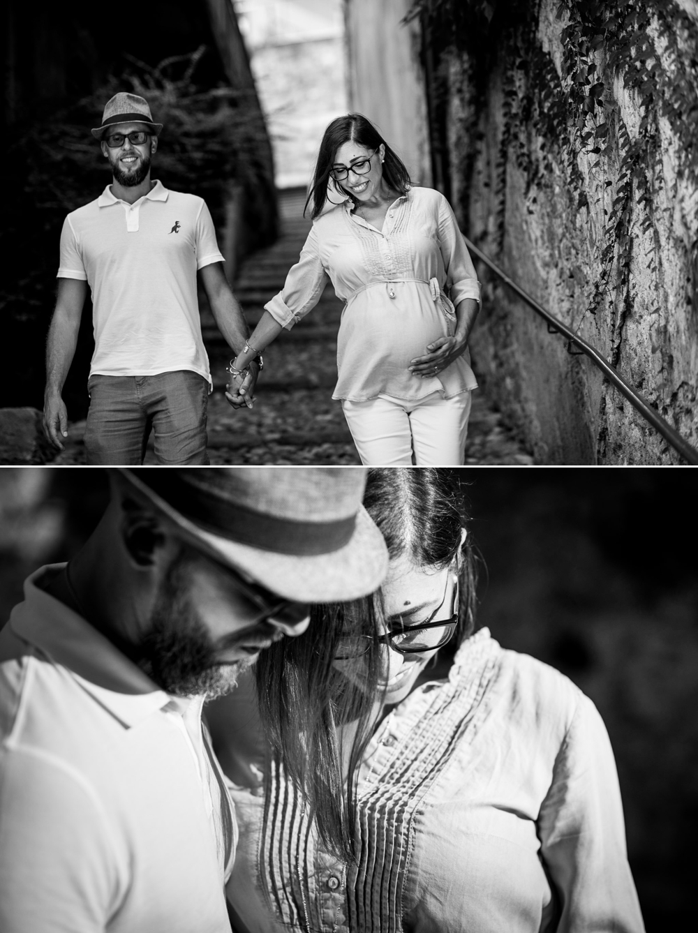 shooting coppia fidanzamento maternità